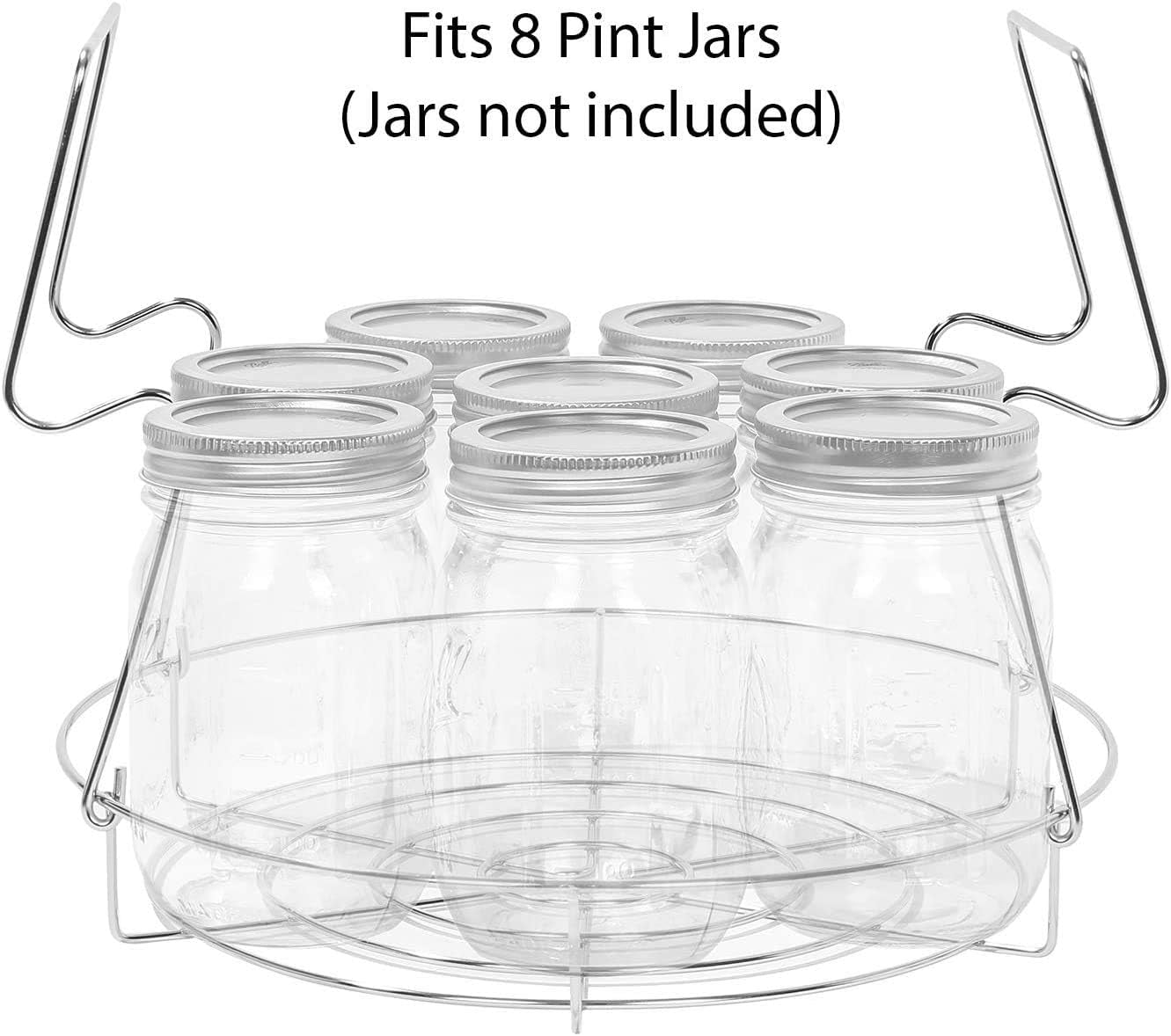 7 Pieces Premium Stainless Steel Canning Set Starter Kit W/ Rack. No Rust, Extra Stability. BULK PACKS (Canning Set)