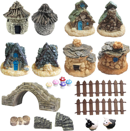 Fairy Garden Accessories-Fairy Garden Accessories Outdoor Miniature Garden Decorations Fairy Garden Supplies for Garden Patio Micro Landscape Yard Bonsai Decoration-Miniature Fairy Garden Kit